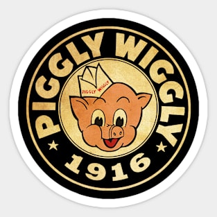 piggly wiggly black 1916 Sticker